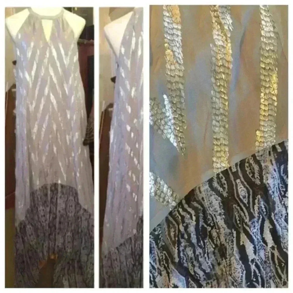 Ella moss Maxi Shiny Bohemian Festive dress - Picture 2 of 8